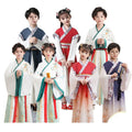 2024 Traditional Women's and Children's Modern Hanfu Dress Stage Performance Tang Suit for Adults and Girls Boys