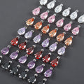 M1106  10pcs/lot Jewelry Accessoriescopperrhodium Platedzirconspass REACHnickel Freediy Pendantsmaking Findings