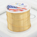 Factory Wholesale Jewelry Multi 8 Sizes Gold Plated Copper Wire for Jewelry Diy Accessories