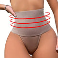 Custom Women High Waist Control Panties Breathable Comfy Elastic Intimates Shapewear Thongs Women's Lingerie Underwear