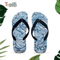 Topjlh Hot Sale Sublimation Custom Logo Flip Flops Summer Beach Rubber Flip Flops
