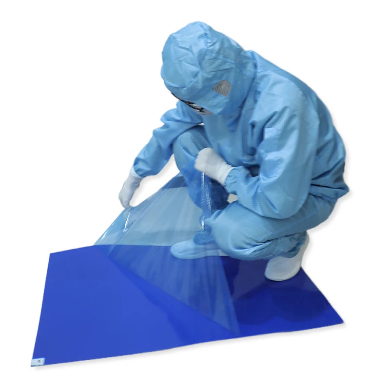 OEM White 24X36inch 30 Layers 3C Peel Off Sticky Floor Mat Anti-Slip Cleanroom Adhesive Sticky Mats