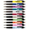 High Quality Promotional Press Open Ball Point Pens with Soft Rubber Custom Logo Wholesale Ballpoint Pen