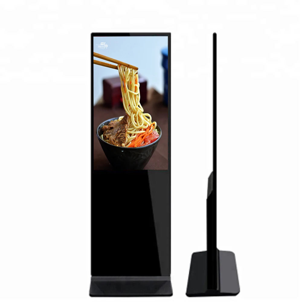 55 Inch Android Video LCD Advertising Player Floor Standing Indoor Totem Digital Touch Signage Display Equipment