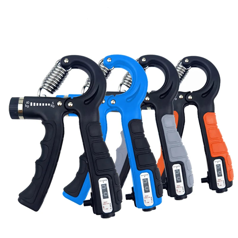 2024 YIWU Top Selling New Grip Strength Train Adjustable Countable Hand Grip Strength Device