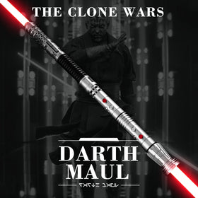 Neuxssabers Darth Maul Shadow Lord Hilt for Blade Lightsaber High Light Sensitive Swing Rechargeable Battery Aluminum Alloy