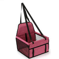 Oxford Material Pet Car Travel Bag with Stylish Printed Pattern Durable Stable Dog Car Seat Protector Includes Clip-on Leash