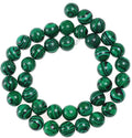 4681012MM Green Malachite Smooth Gemstone Beads for Jewelry Making DIY Gifts Family Friends Crystal Lampwork Glass Beads