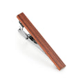 Daili Wholesale Tie Clips Men's Tie Pin Brown Brass Tie Clip Men's Accessories Exquisite Brass Necktie Bar Luxury Chrome Plated
