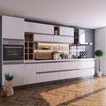 2024 New Arrival Custom Modern Modular Kitchen Cabinets Laminate Resin/Marble MDF Carcase Sink Hinge Faucet Direct Import China