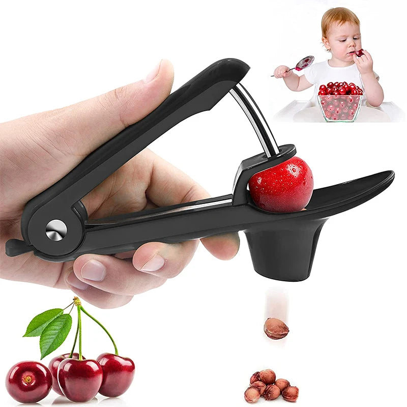 Kitchen Accessories Plastic Fruit Pit Remover Vegetable Cherry Corer Cherry Pitter Tool for Kitchen