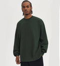 ET-060 Custom 280 GSM Heavy Cotton Sleeve T Shirt Pour Hommes Blank Sweatshirts Oversized Long Sleeve Shirt