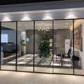 OREDY High Grade Modern Finished Toilet Dimming Glass Magnetic Levitation Automatic Sliding Door