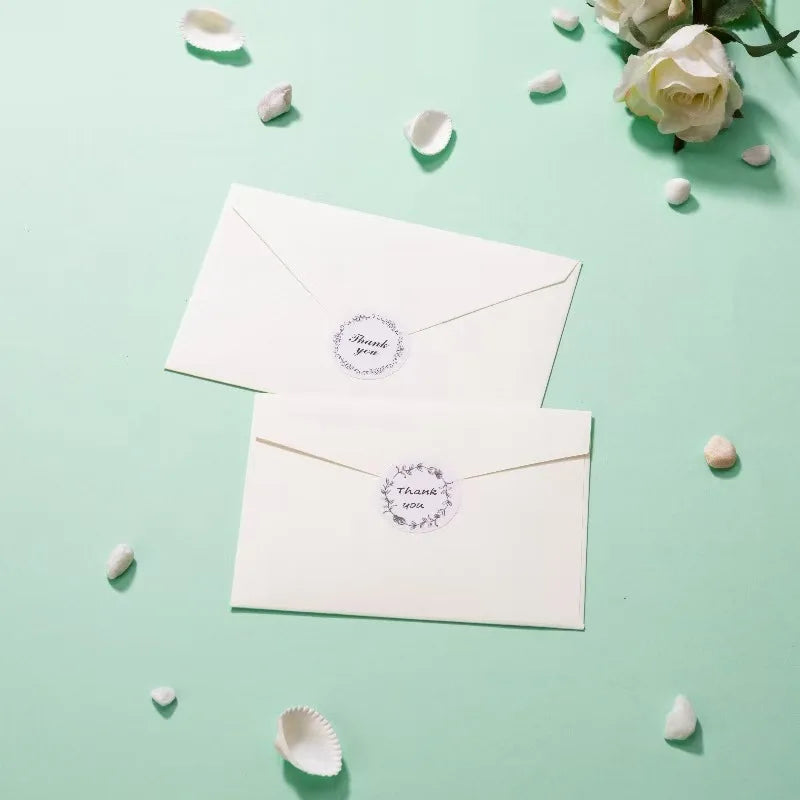 Premium Stationery White Envelopes | Newborn & Post Envelope | Nail Sticker Packaging Empty Envelopes for Business & Gift