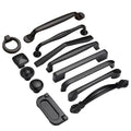 China Supply Classic 128mm Black Sets Furniture Kitchen Zinc Alloy Cabinet Handle and Knobs
