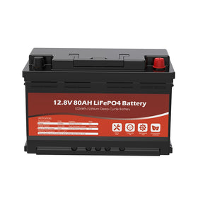 New Case 12V 80Ah LifePO4 Lithium Ion Battery with Screw Bolt 12V 1000W for Home Energy Storage System for Solar Systems
