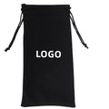 Wholesales Custom logo Pouch Bag Logo Custom Print Eyeglasses Soft Cloth Fabric Microfiber Packaging Drawstring Sunglasses Bags