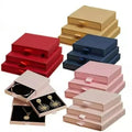 Jewelry Drawer Organizer Box Ring Earring Bracelet Necklace Pendant Portable Storage Paper Case Jewellery Packaging Display