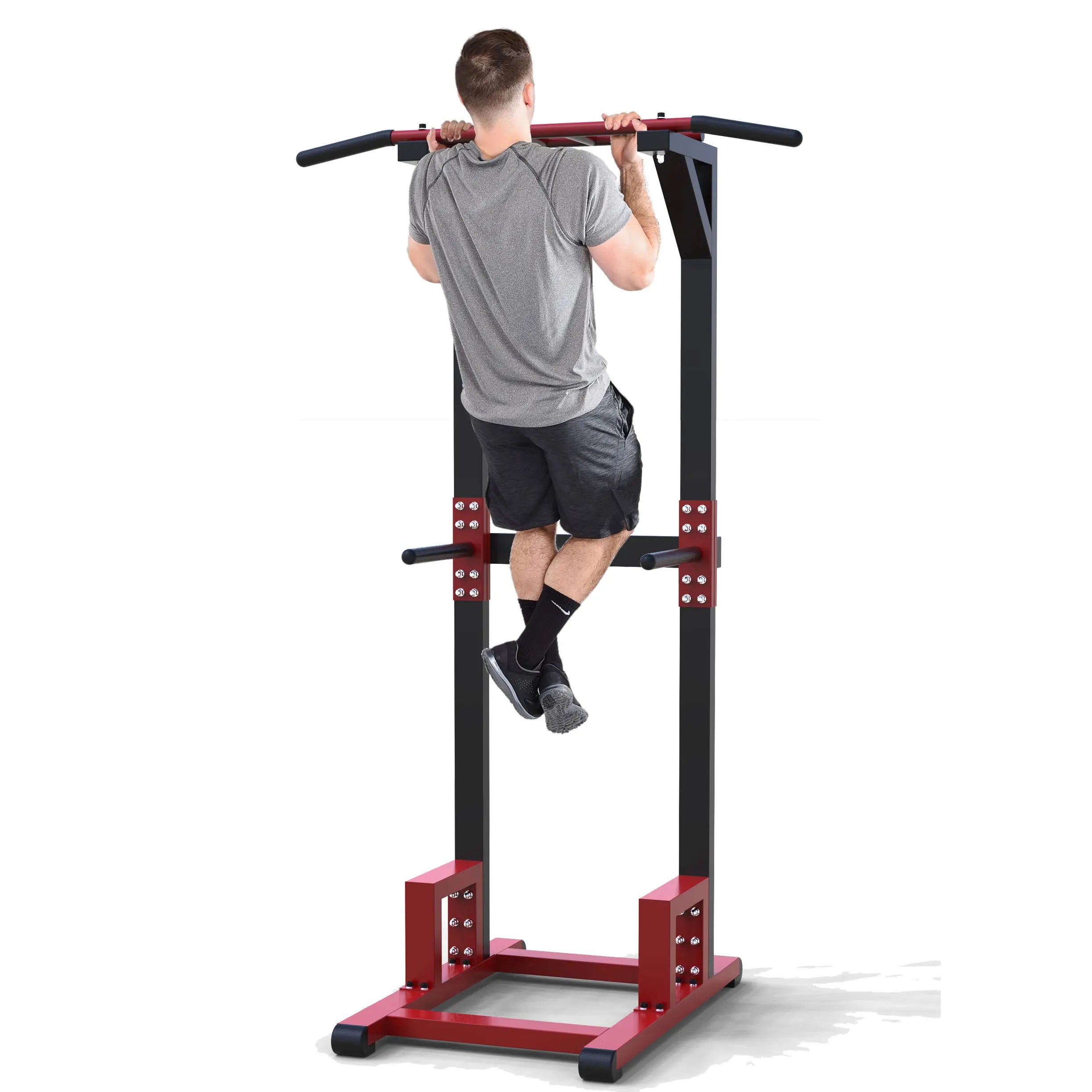 Chaoran 832510 Factory Direct Home Gym Stainless Steel Power Tower Stable Multi-Function Station Strength Training Dip Pull-Up