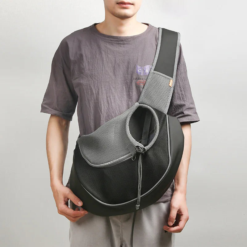 Wholesale Soft Breathable Mesh Dog Carrying Bag Carrier Backpacks