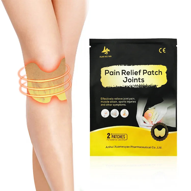 Factory Wholesale Product Herbal Wormwood Oil Heating Knees Joints Plaster Adult Transdermal Pain Patches