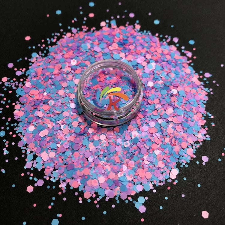 Neon Fluorescent Chunky Mix Glitter Wholesale Kg