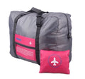 Korean Fashionable Portable Folding Airplane Travel Bag Large Capacity Durable Clothing Storage with Zipper Closure