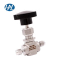 HAL-LOK FMTA-1N Two-way 316 Stainless Steel Small Flow Needle Valve Manual High Pressure Resistant for Gas Ferrule