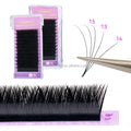 DAMMAN Auto Self V Shape Lashes 0.05 C D Curl Easy Fanning Cluster Rapid Blooming Flower Eyelash Extension