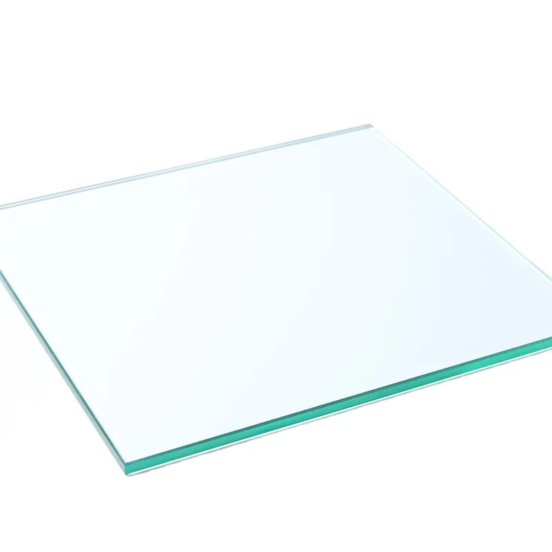 Custom Logo Design Low-Iron Solid Float Glass Economical for Workshop Industrial Bathroom Solar Kitchen Decorations