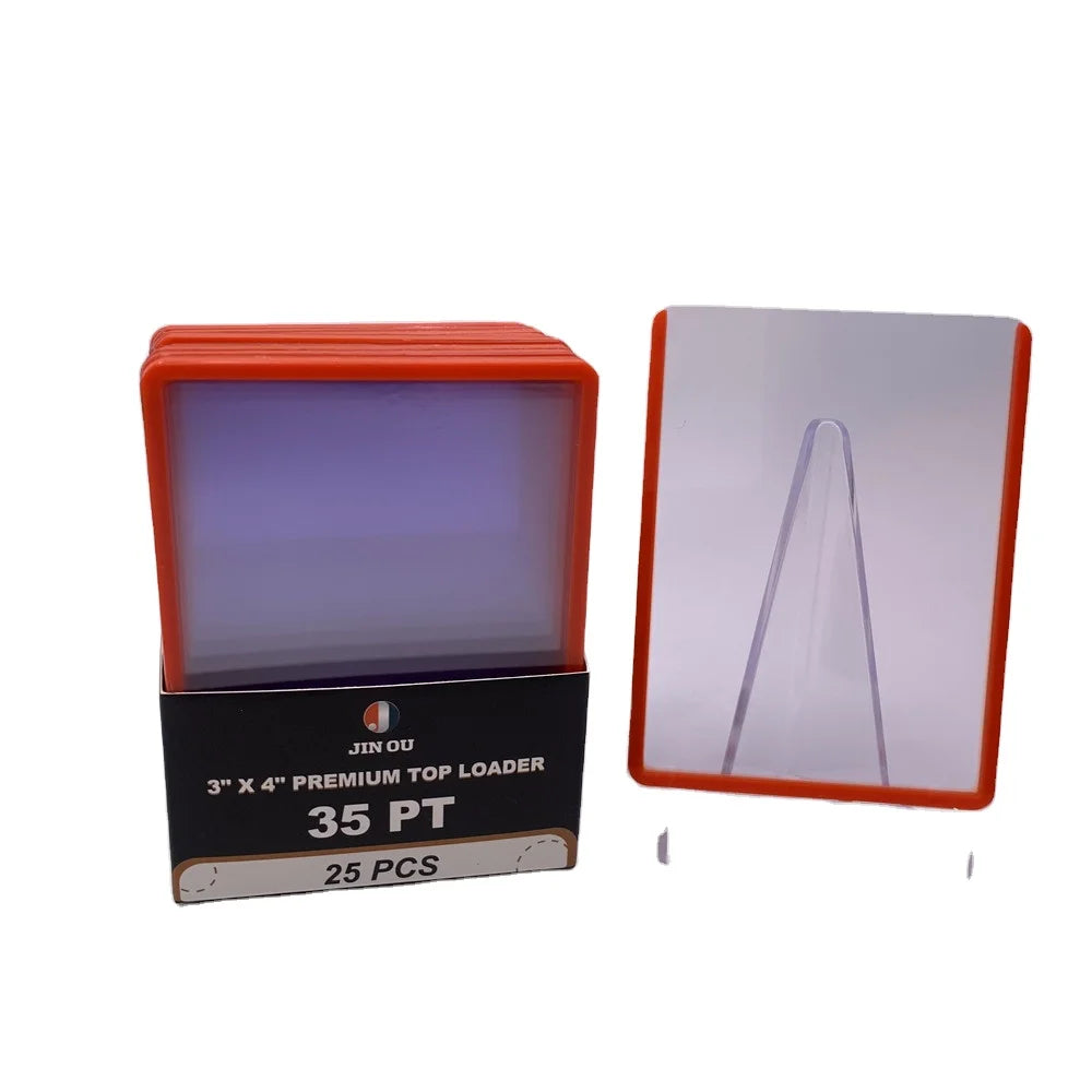 Color Borders Top Loaders 3x4 Card Holder All Color Available Wn