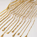 Minimalist 18K Gold Plated Stainless Steel Bracelet Waterproof Jewelry Chains Bracelet for Women Pulseras Y Brazaletes