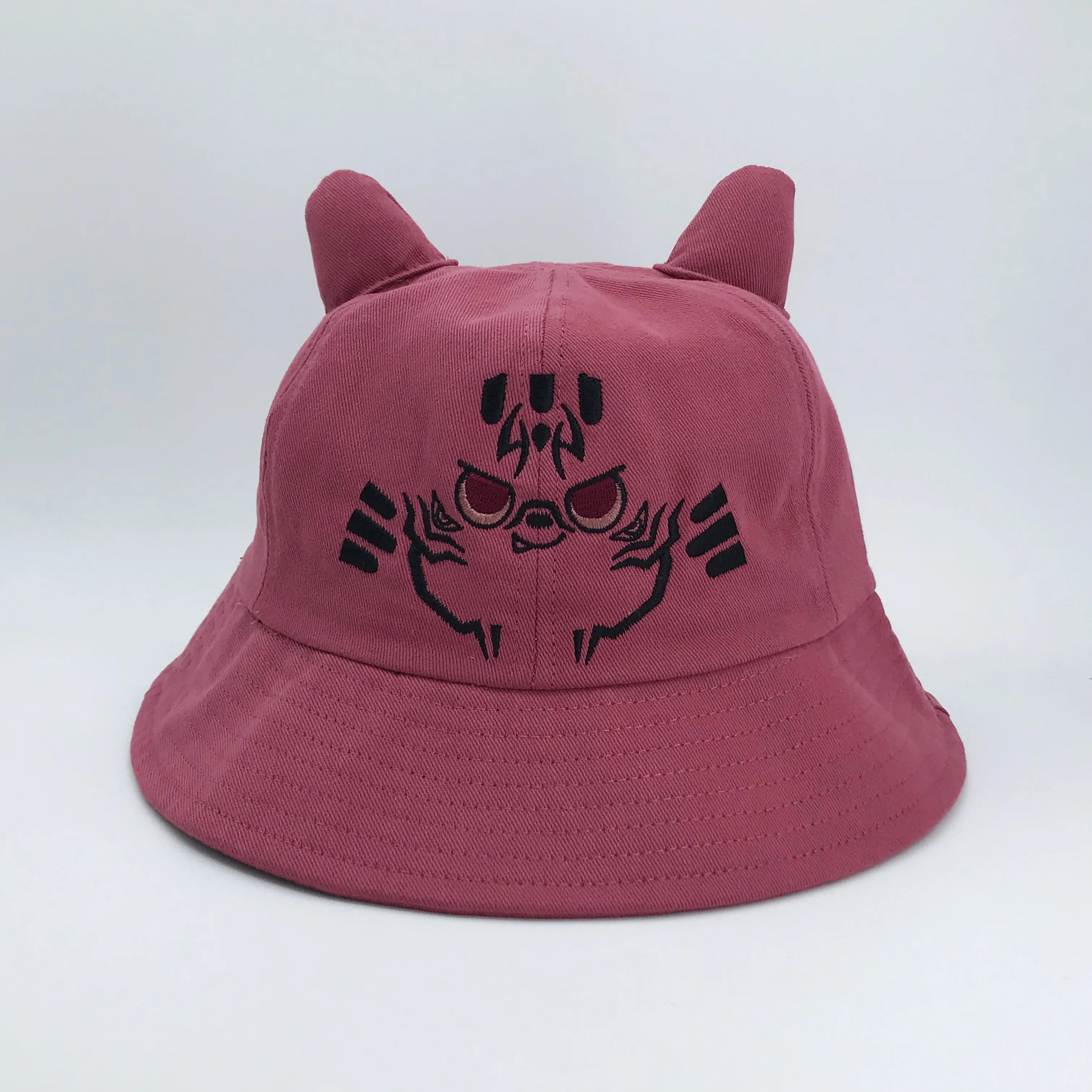 New Custom 6-Panel Bucket Hat for Children Cute Animal Ear Crochet Pattern with Velour Fabric for Fishing and Parties