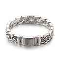 KALEN Classic Stainless Steel Hand Chain Bracelet Links Bracelets Bangle