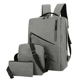 Hot Sale Backpacks Sets Ladies Bags Fashion Backpack With Chest Bag School Bags Set for Business Trip