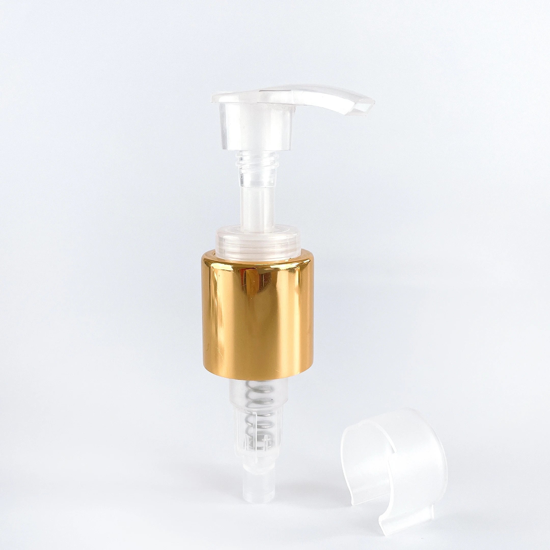 Yolio 24/410 28/410 Gold Plastic Non Spill Bottle Stopper Pump for Lotion Pump Bottle