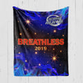 Custom Logo Knitted Digital Print Coral Fleece Sherpa Blanket for Home & Travel Featuring Cartoon Character Portrait Pattern