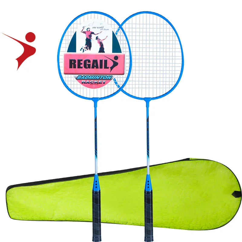 New Design Top Brands Cheap Steel Badminton Racketjunior Badminton Racket With Bag for Outdoor Raqueta De Badminton