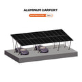 DAH Solar Outdoor Aluminum Waterproof Solar Carport System Powered Mount Solar Carport System