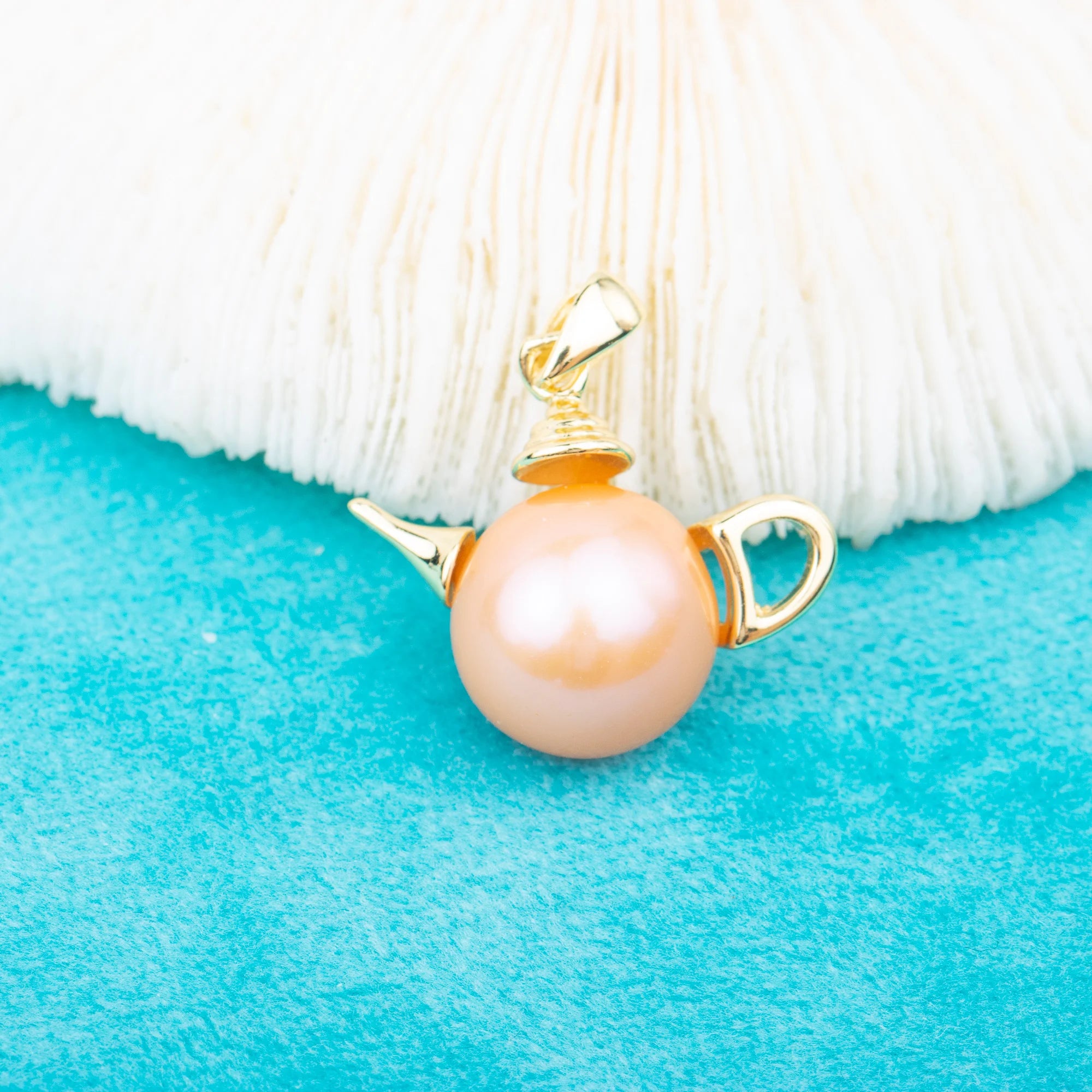 Pe010897 DIY 9-13mm Natural Freshwater Pearl Pendant Accessory 925 Sterling Silver Engagement Jewelry Necklace for Women