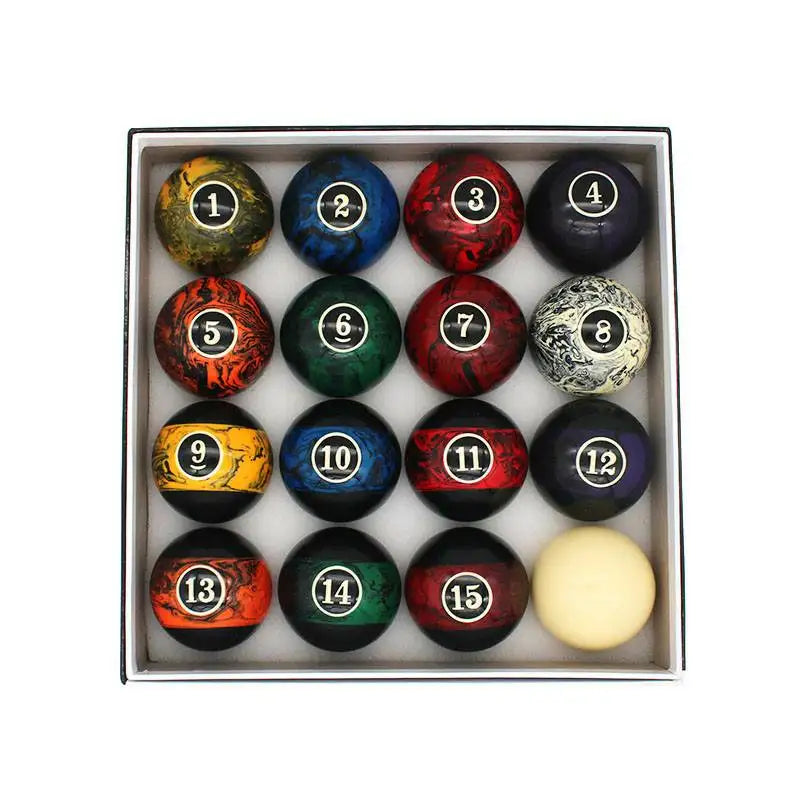 Fantastic Attractive 57.2mm Billiard Pool Ball Set 16pcs/box for Sale