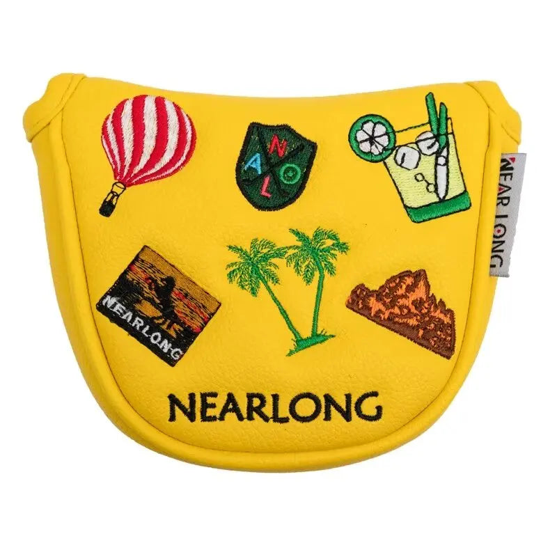 Magnetic Mallet Custom Golf Putter Cover with Embroidery Logo Design Golf Club Covers Headcover  Golf Driver Head Covers