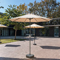 High Quality Modern 3M Aluminum Sun Shade Umbrella Parasols for Outdoor Dining Hotel Courtyard Gym & Kitchen Use