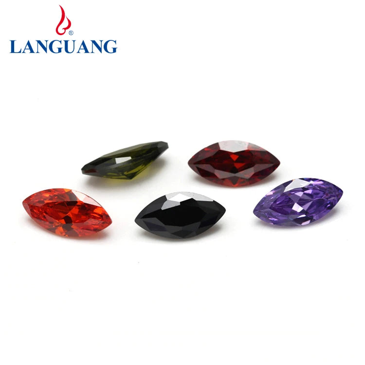 Lan Guang Hot Sale Light Purple Horse Eye Style Zircon Jewelry Accessories Clothes Accessories