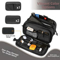 Custom Logo Men's Shaving Kit Travel Shower Bag Hygiene EDC Tool Molle Pouches Dopp Kit Zipper Tactical for Toiletry Bag for Men