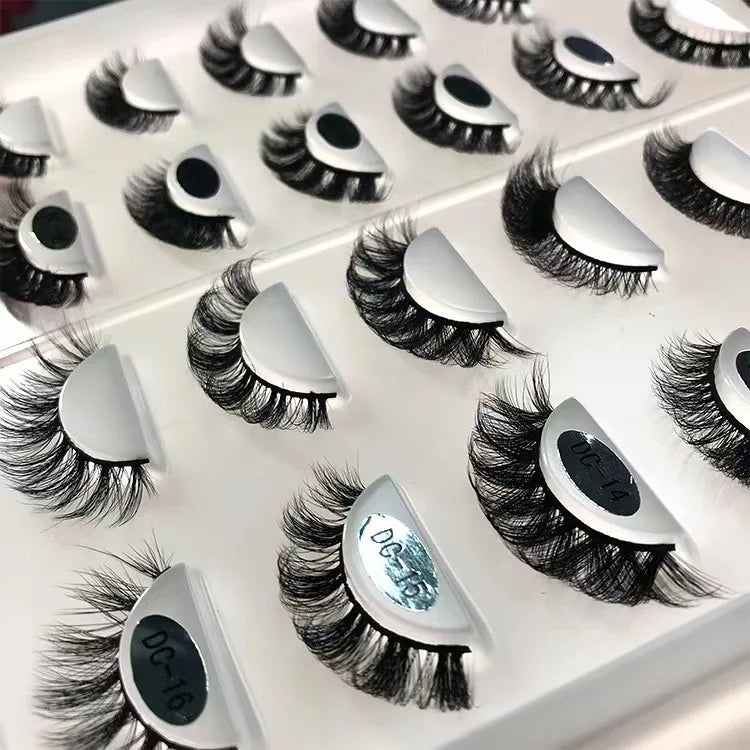 Winged Fake Eyelash Extensions d Curl Strip Eyelashes Custom Packaging Russian Strip Eyelashes Russian Strip Lashes