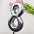 New Design 8 Birthday Number Paraffin Wax Candles Christmas Gift Candles for Parties