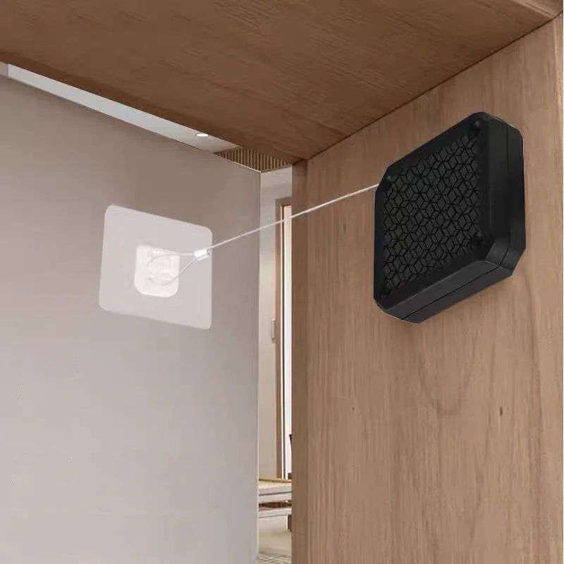 Door Closer Automatic Home Office Door Closer Punch Free Concealed Fireproof Emergency Door Closer