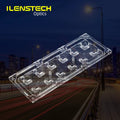 Longitudinal Street Lamp Lens Module 90*90 Degree High Power Street Lamp Waterproof Lens 2x6 Array