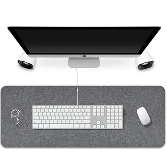 Custom 3mm Thick Felt Extended Mouse Pad Non-Slip DeskMat Protector Gaming Eco-Friendly 800x400mm Table Decoration Accessory